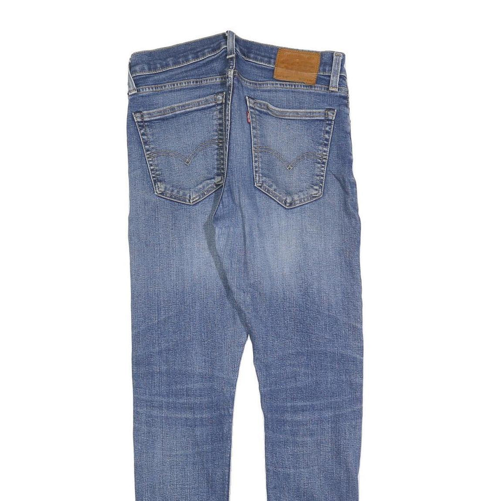 LEVI'S 519 BIG E Mens Jeans Blue Slim Skinny Denim Medium W32 L32 Slim Fit Zip