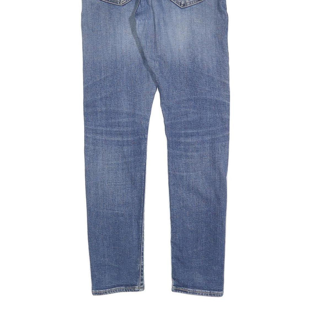 LEVI'S 519 BIG E Mens Jeans Blue Slim Skinny Denim Medium W32 L32 Slim Fit Zip