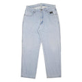 HARLEY DAVIDSON Mens Jeans Blue Relaxed Straight Denim Light W32 L28 Classic Fit