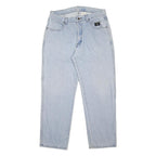 HARLEY DAVIDSON Mens Jeans Blue Relaxed Straight Denim Light W32 L28 Classic Fit