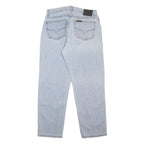 HARLEY DAVIDSON Mens Jeans Blue Relaxed Straight Denim Light W32 L28 Classic Fit
