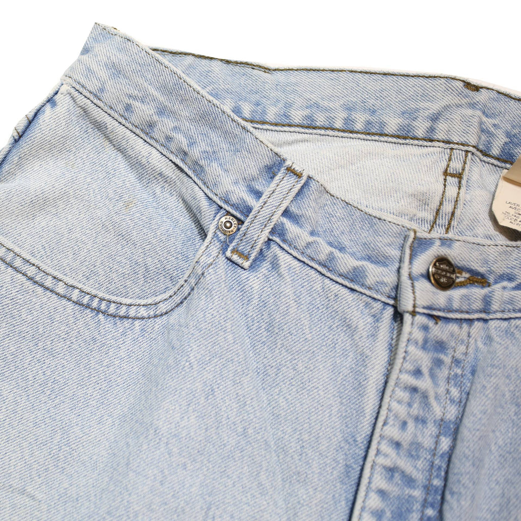 HARLEY DAVIDSON Mens Jeans Blue Relaxed Straight Denim Light W32 L28 Classic Fit