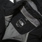 THE NORTH FACE Womens Black Outdoor Jacket L Polyester Zip Hooded Pocketed