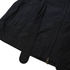 THE NORTH FACE Womens Black Outdoor Jacket L Polyester Zip Hooded Pocketed