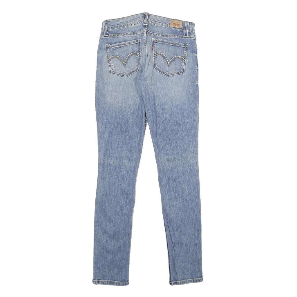 LEVI'S 524 TOO SUPERLOW Womens Jeans Blue Slim Skinny Denim Light W26 L32