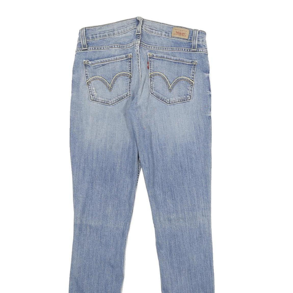 LEVI'S 524 TOO SUPERLOW Womens Jeans Blue Slim Skinny Denim Light W26 L32