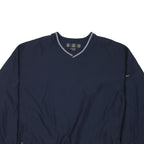 NIKE Mens Navy Blue Pullover Nylon Jacket 2XL Sportswear Casual Lightweight