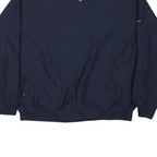 NIKE Mens Navy Blue Pullover Nylon Jacket 2XL Sportswear Casual Lightweight