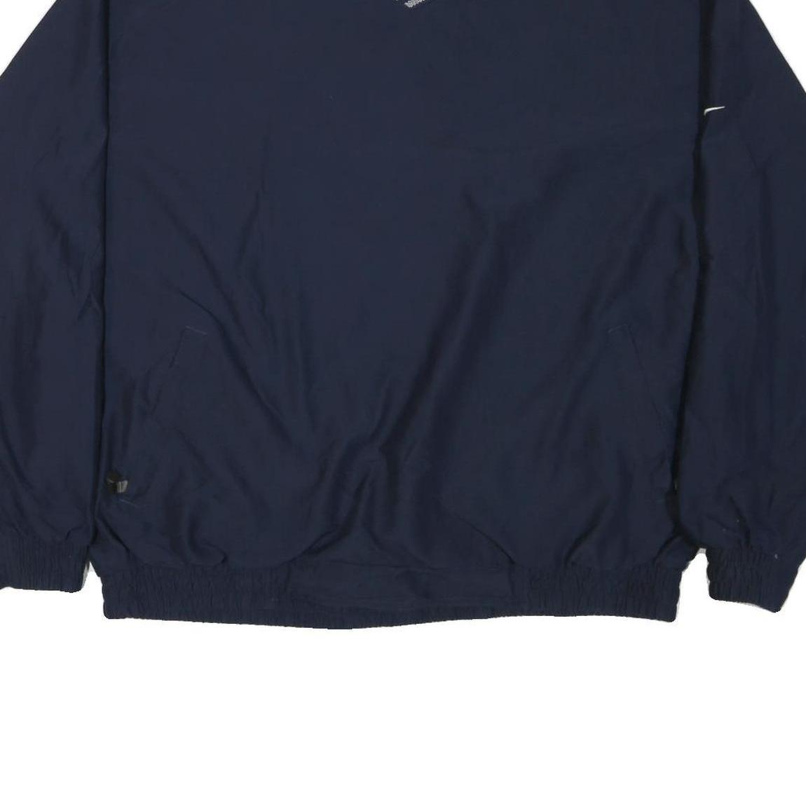 NIKE Mens Navy Blue Pullover Nylon Jacket 2XL Sportswear Casual Lightweight