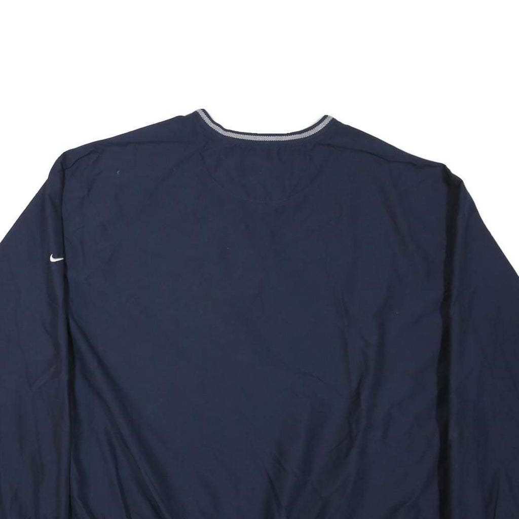 NIKE Mens Navy Blue Pullover Nylon Jacket 2XL Sportswear Casual Lightweight