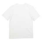 CHAMPION Mens White Graphic T-Shirt M Short Sleeve Crew Neck Cotton Blend