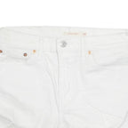 LEVI'S Cut Off Womens Denim Shorts White S W23