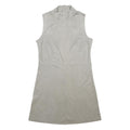 MNG Womens Cream Sleeveless Day Polyester Dress Size M Minimalist style