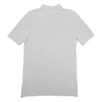 NIKE Mens Grey Short Sleeve Plain Polo Shirt S Cotton Classic Sportswear