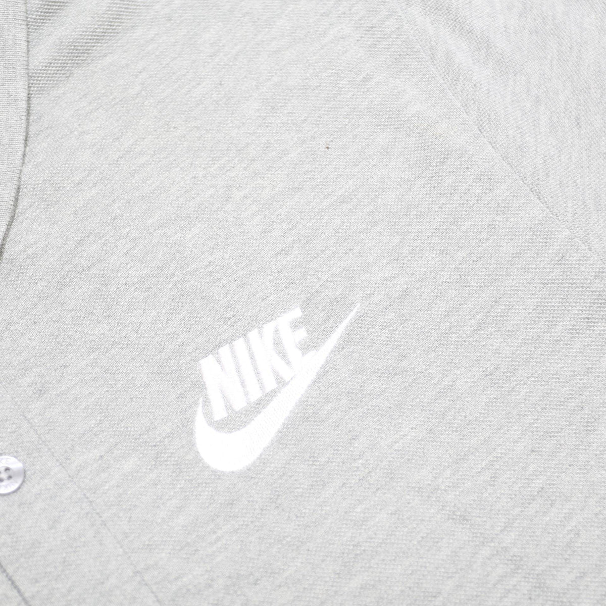 NIKE Mens Grey Short Sleeve Plain Polo Shirt S Cotton Classic Sportswear