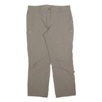 ICEPEAK Womens Polyester Blend Beige Regular Straight Trousers W32 L28 Outdoor