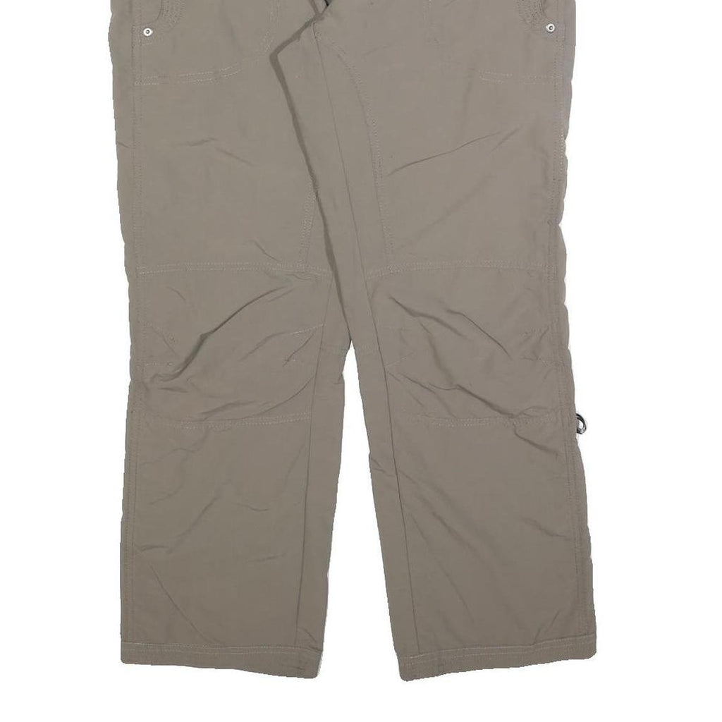 ICEPEAK Womens Polyester Blend Beige Regular Straight Trousers W32 L28 Outdoor