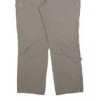 ICEPEAK Womens Polyester Blend Beige Regular Straight Trousers W32 L28 Outdoor