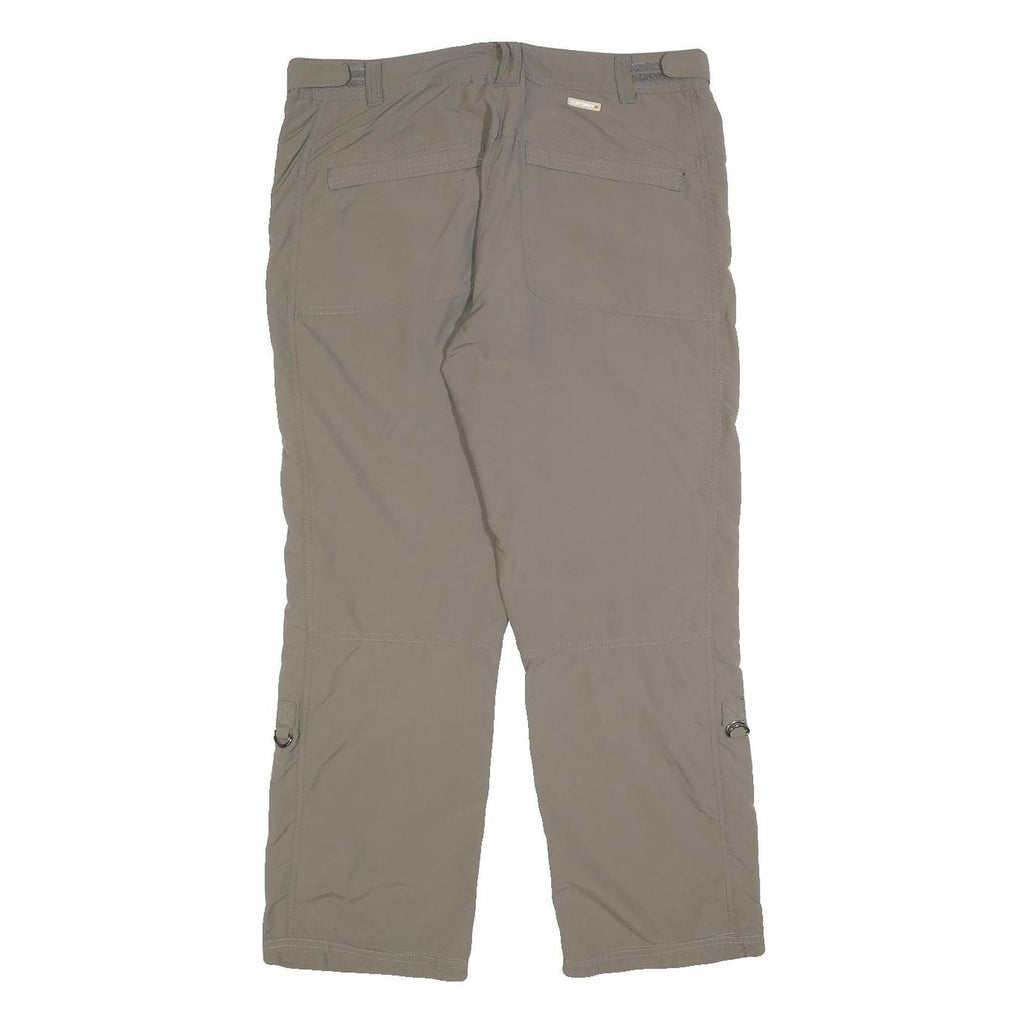 ICEPEAK Womens Polyester Blend Beige Regular Straight Trousers W32 L28 Outdoor