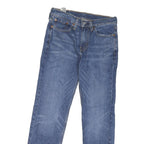 LEVI'S 514 Slim Mens Jeans Blue Denim Slim Straight Denim Medium W29 L27 Casual