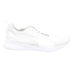 PUMA Mens Low Top Trainers White Synthetic UK 9 Lightweight Running Gym