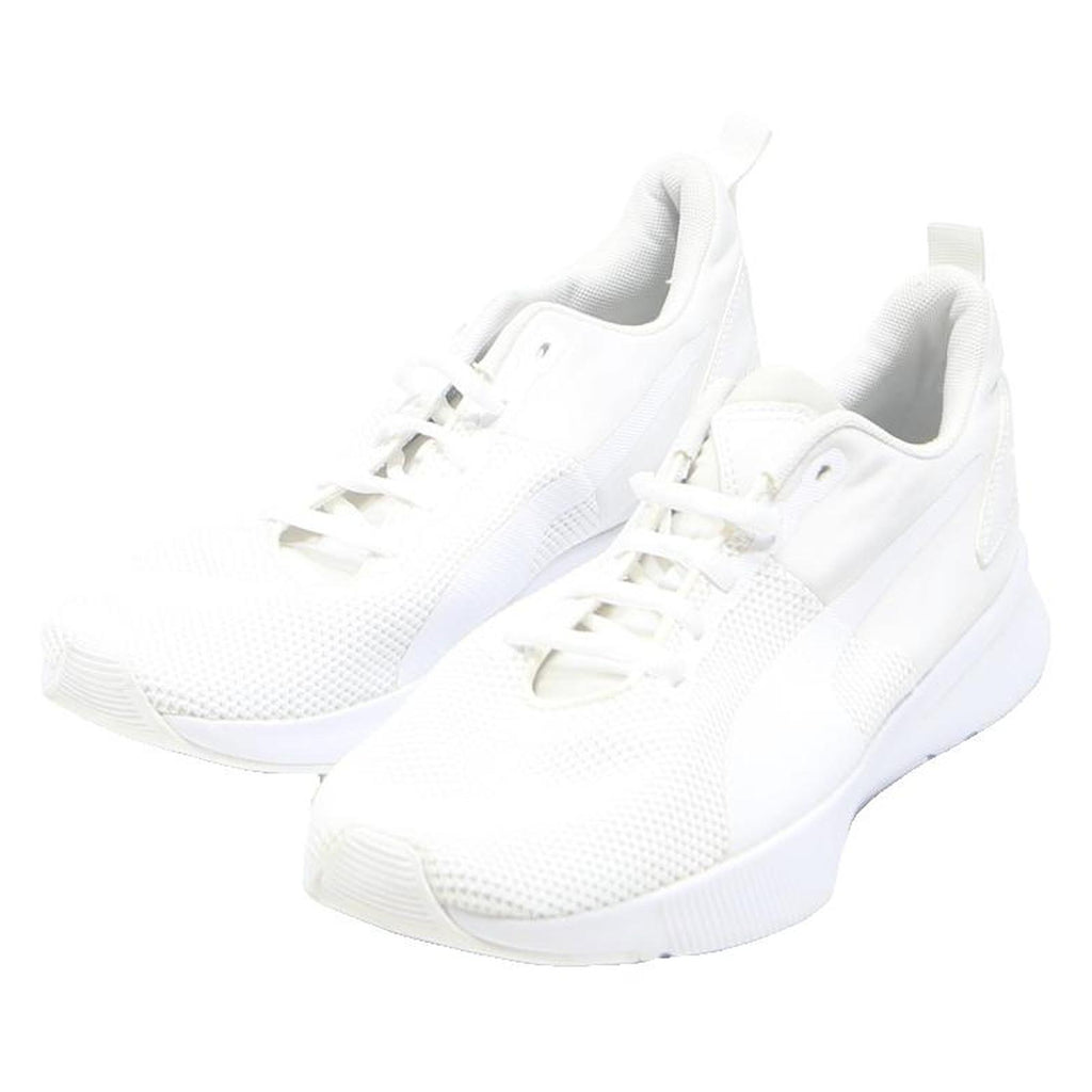 PUMA Mens Low Top Trainers White Synthetic UK 9 Lightweight Running Gym