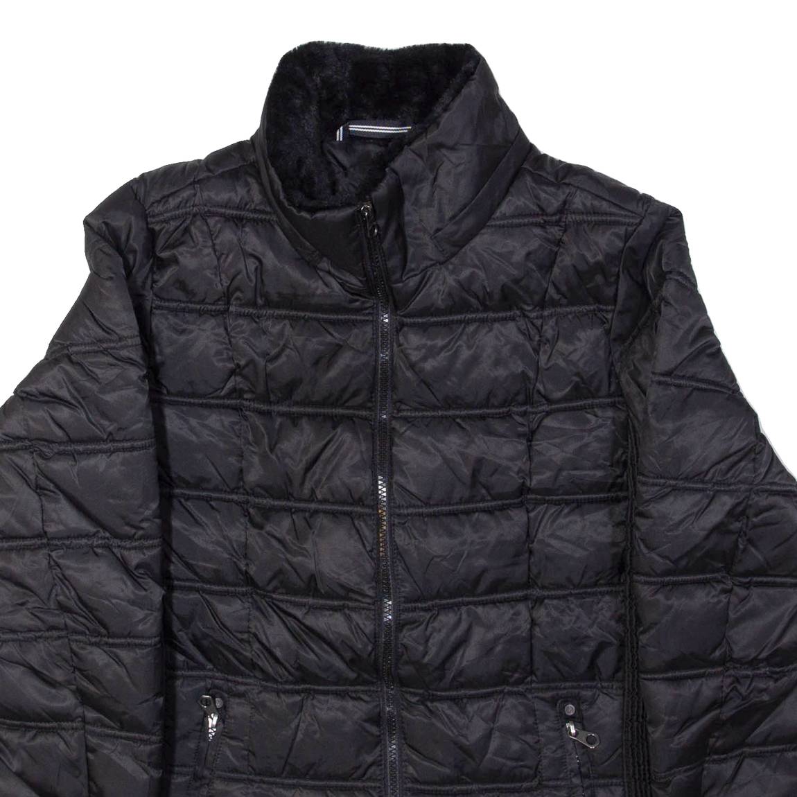 NAUTICA Womens Puffer Jacket Black L