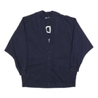 FRAPP Womens Navy Teddy Patterned Cotton Blend Jumper Cardigan XL Bear Design