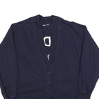 FRAPP Womens Navy Teddy Patterned Cotton Blend Jumper Cardigan XL Bear Design