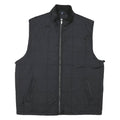 CHAPS Mens Black Quilted Zip Jacket M Polyester Blend Lightweight Casual