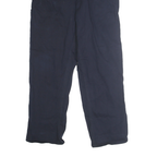 CARHARTT Mens Navy Blue Regular Fit Straight Leg Trousers W32 L30 Workwear