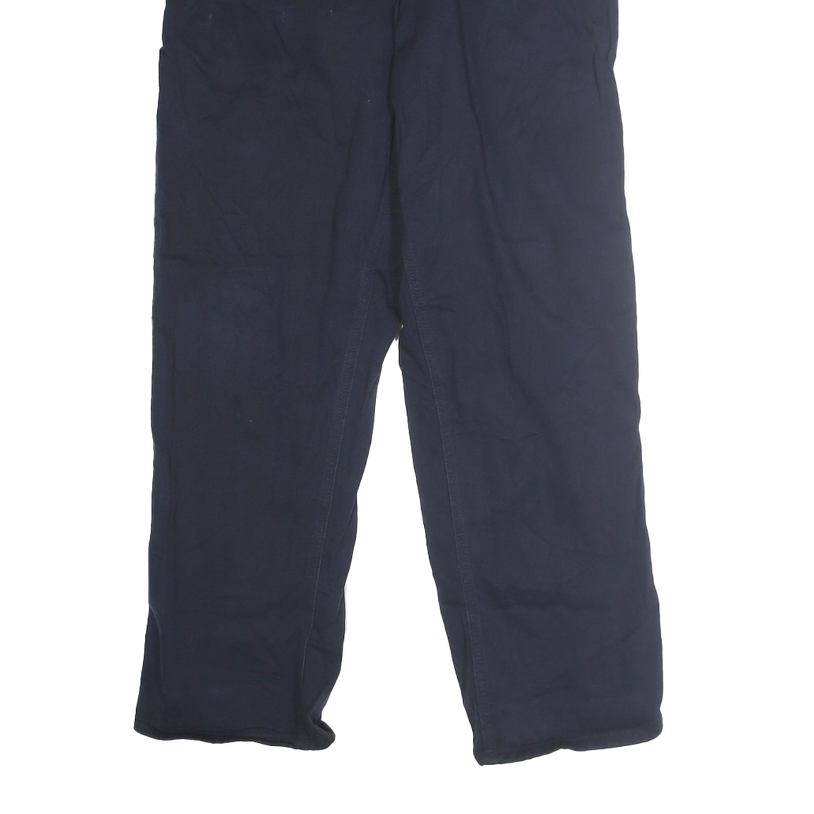 CARHARTT Mens Navy Blue Regular Fit Straight Leg Trousers W32 L30 Workwear