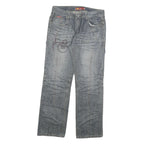 LOOS Mens Jeans Blue Regular Straight Denim Medium W34 L32 Casual Cotton Blend