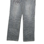 LOOS Mens Jeans Blue Regular Straight Denim Medium W34 L32 Casual Cotton Blend