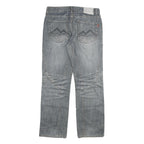 LOOS Mens Jeans Blue Regular Straight Denim Medium W34 L32 Casual Cotton Blend