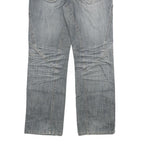 LOOS Mens Jeans Blue Regular Straight Denim Medium W34 L32 Casual Cotton Blend