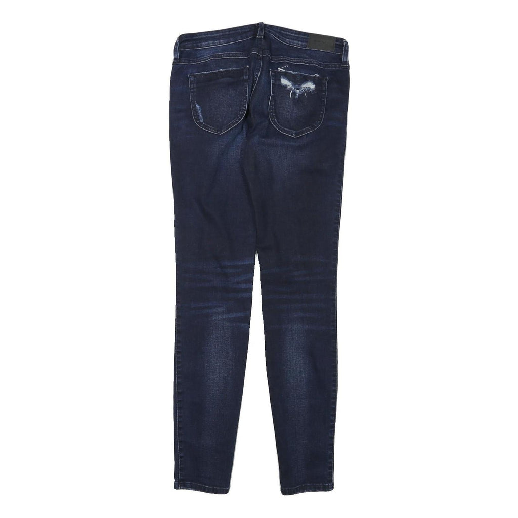 DIESEL Womens Slim Blue Denim Raw Slim Skinny Jeans W26 L28 Designer Fit