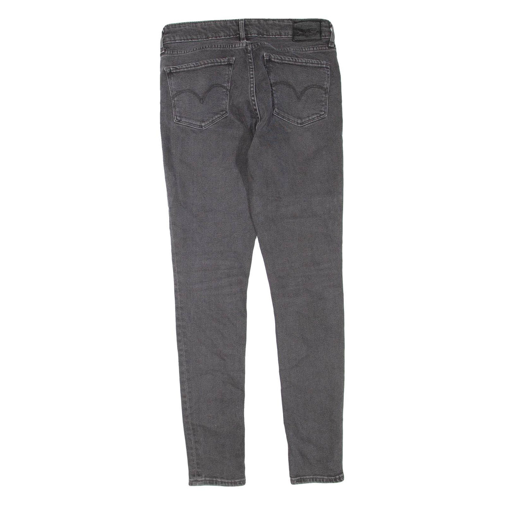 LEVI'S 711 Womens Jeans Grey Regular Skinny W26 L30