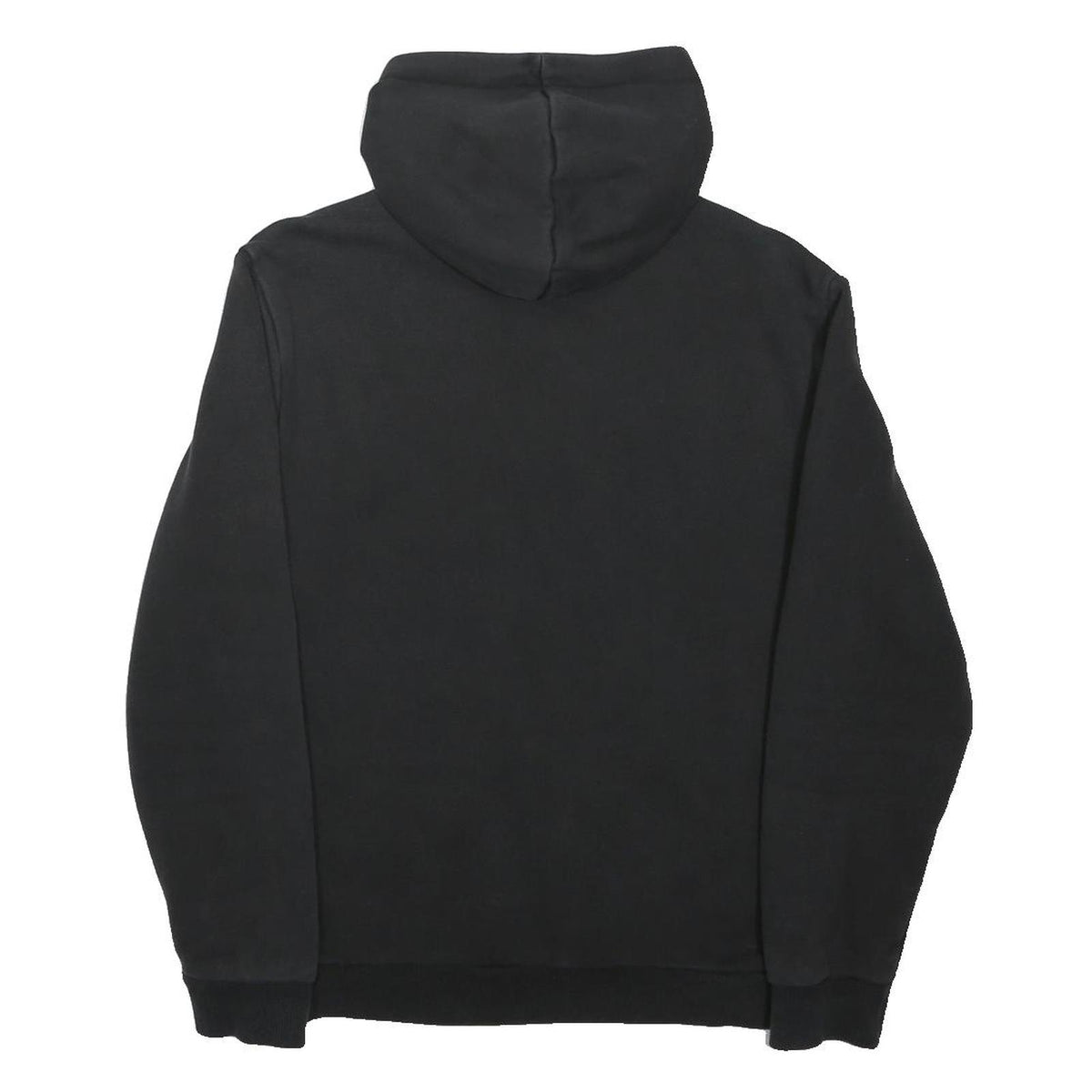 PUMA Mens Black Hoodie S Cotton Blend Classic Logo Pullover Casual