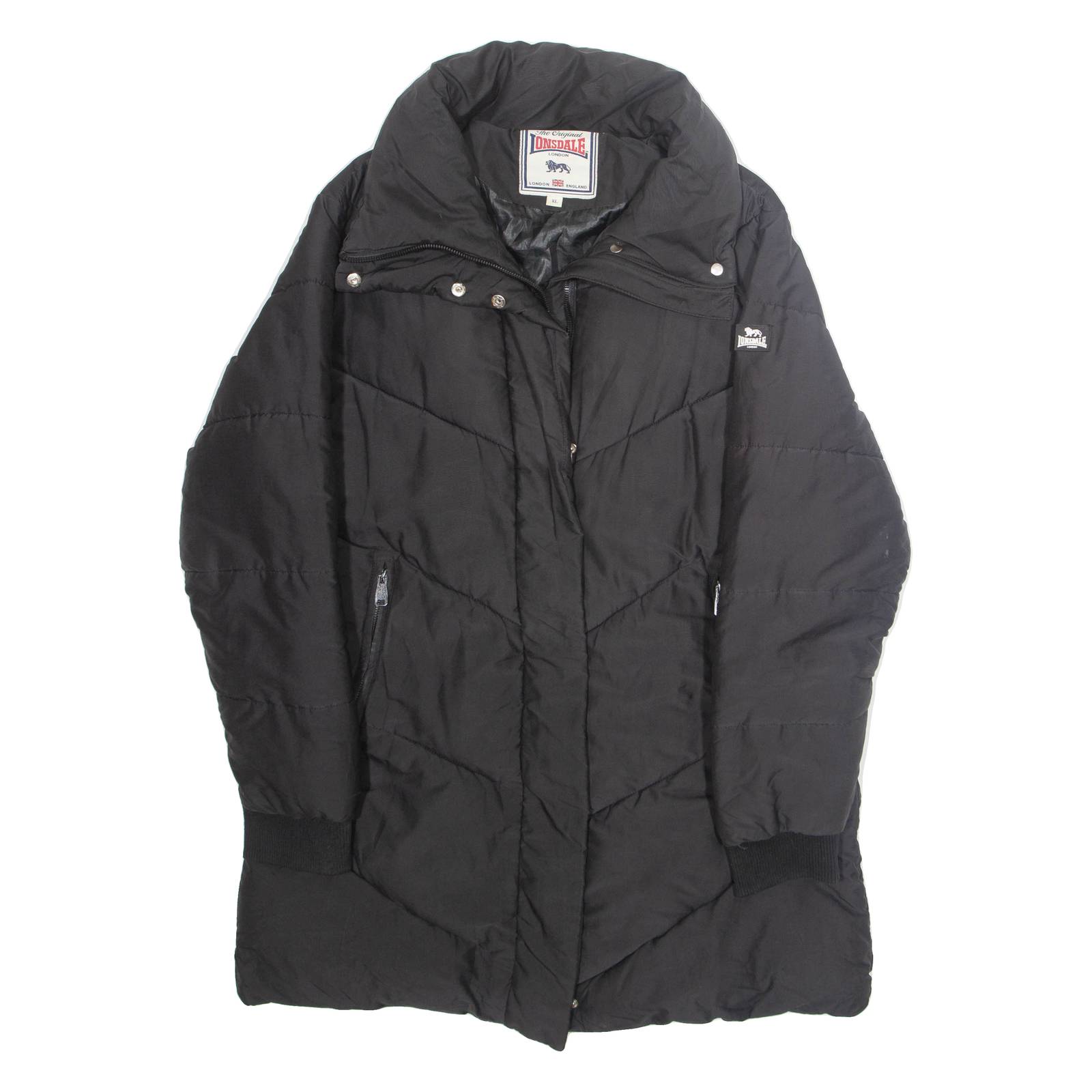 LONSDALE Womens Jacket Black XL