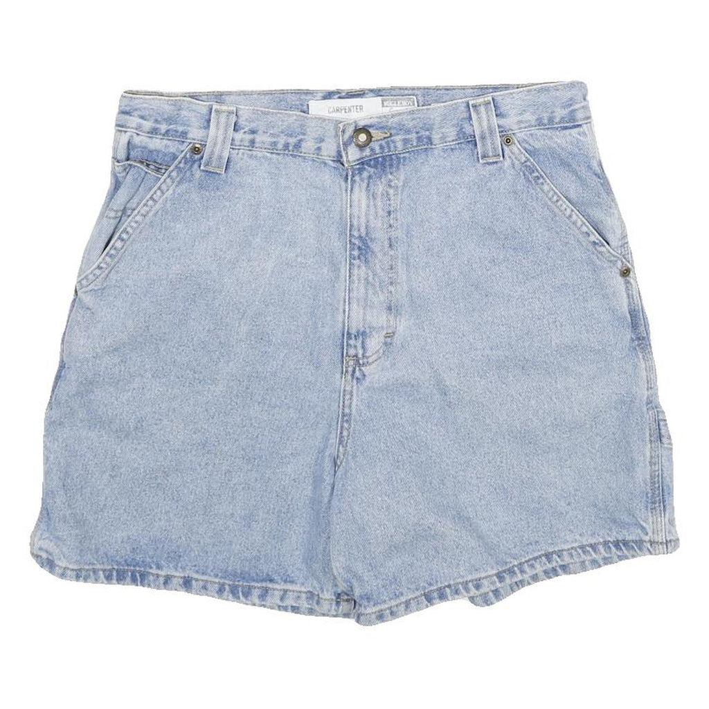 BUGLE BOY Womens Shorts Blue Denim Casual M W32 Carpenter Style Workwear