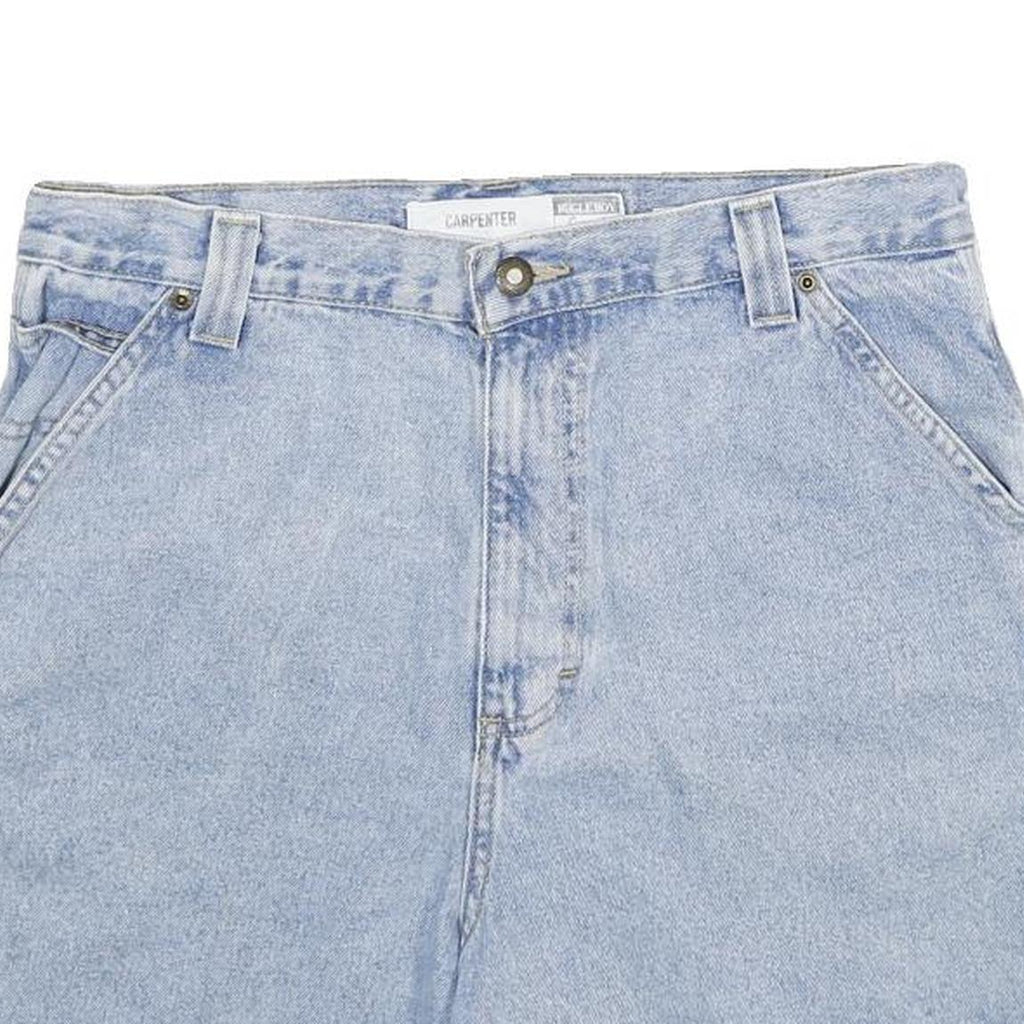 BUGLE BOY Womens Shorts Blue Denim Casual M W32 Carpenter Style Workwear