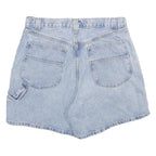 BUGLE BOY Womens Shorts Blue Denim Casual M W32 Carpenter Style Workwear