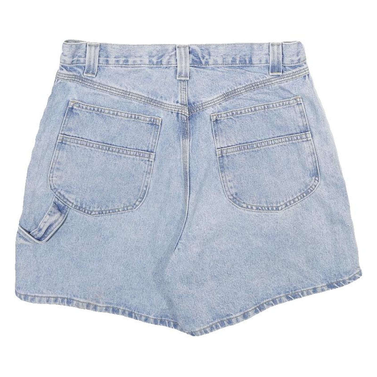 BUGLE BOY Womens Shorts Blue Denim Casual M W32 Carpenter Style Workwear