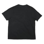 CHAPS Mens Black V-Neck T-Shirt XL Cotton Blend Short Sleeve Pocket Logo