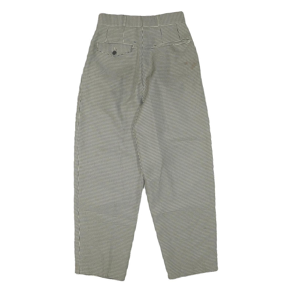 VHF Mens Wool Blend Black & White Relaxed Straight Trousers W26 L27 Classic