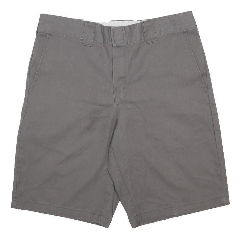 DICKIES Mens Shorts Grey Casual Classic M W34 Workwear Cotton Blend