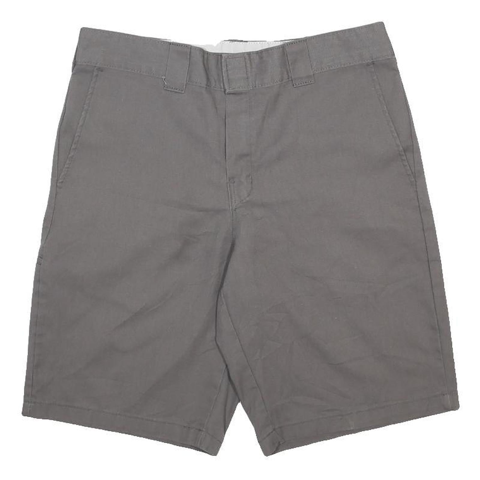 DICKIES Mens Shorts Grey Casual Classic M W34 Workwear Cotton Blend