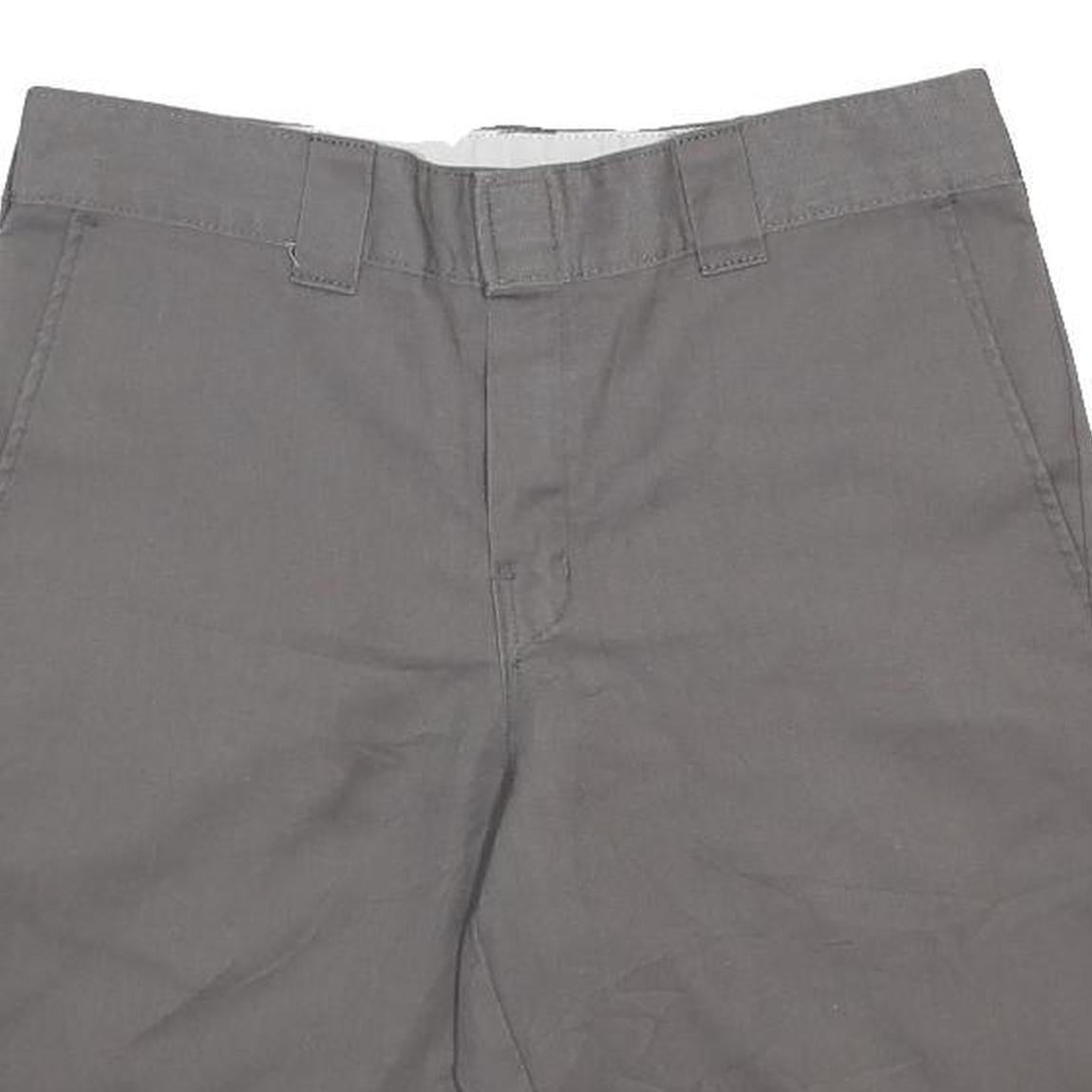 DICKIES Mens Shorts Grey Casual Classic M W34 Workwear Cotton Blend