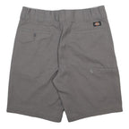 DICKIES Mens Shorts Grey Casual Classic M W34 Workwear Cotton Blend